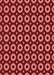 Patterned Red Rug, pat2464rd