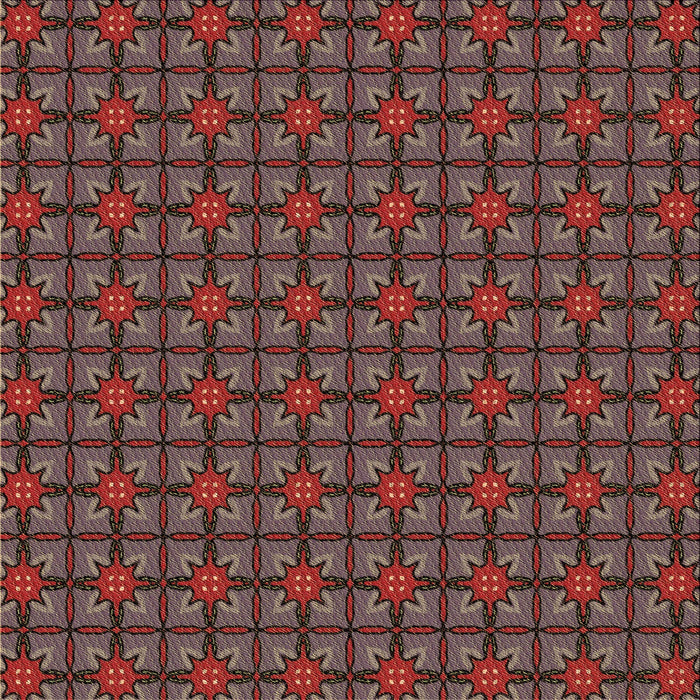 Round Patterned Dark Almond Brown Rug, pat2465brn