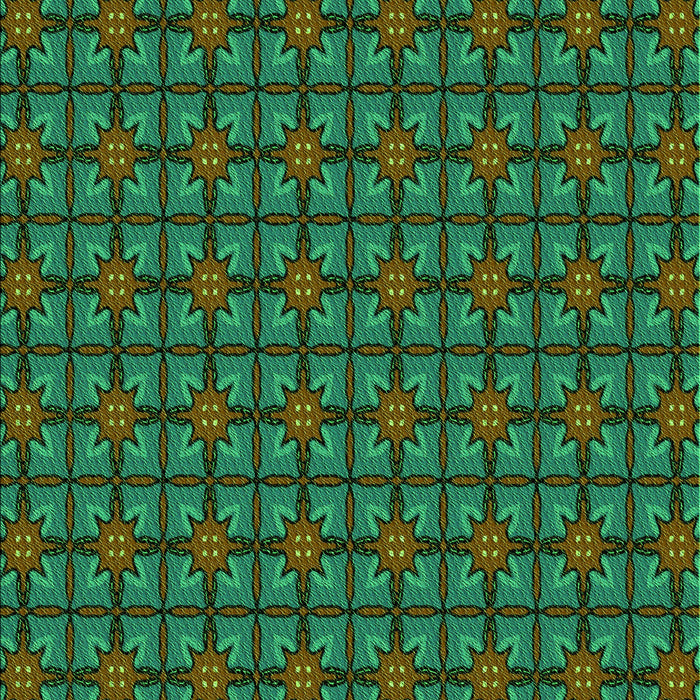 Patterned Army Green Rug, pat2465grn