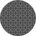 Square Patterned Platinum Gray Rug, pat2465gry