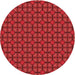 Square Machine Washable Transitional Red Rug in a Living Room, wshpat2465rd