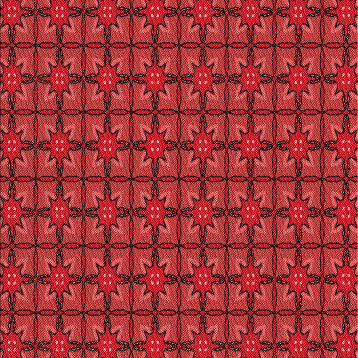 Machine Washable Transitional Red Rug, wshpat2465rd