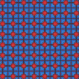 Square Patterned Novelty Rug, pat2465