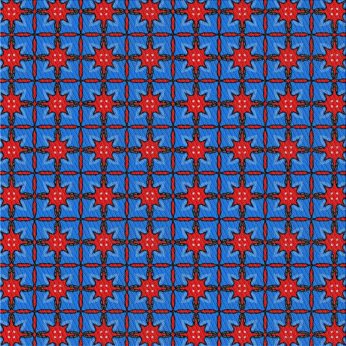 Square Patterned Novelty Rug, pat2465