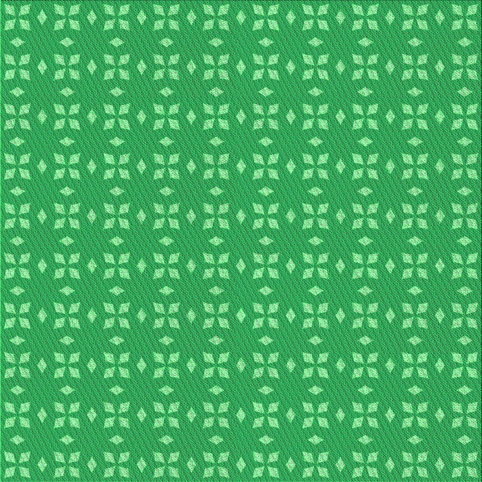 Round Patterned Neon Green Rug, pat2466grn