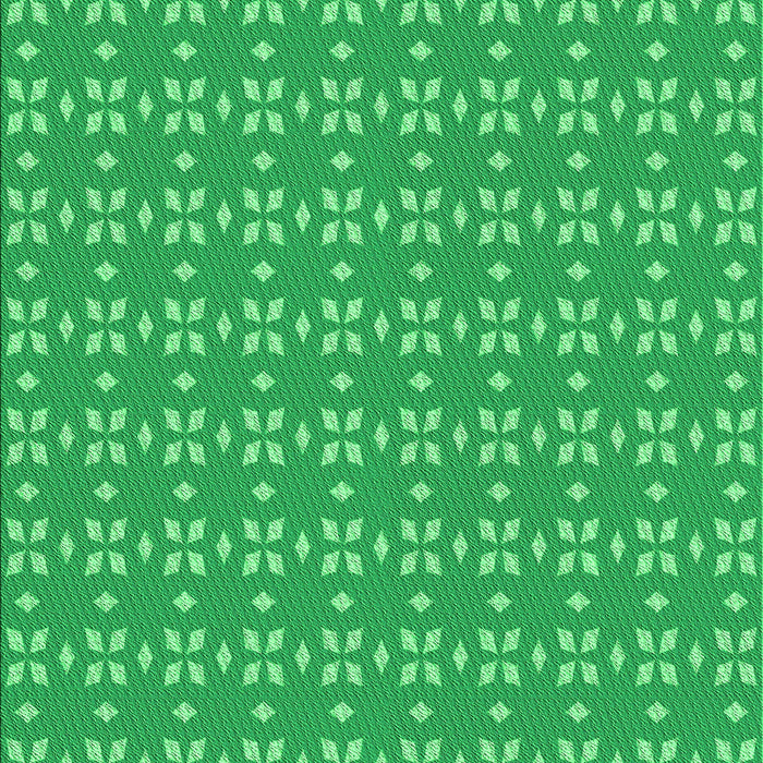 Machine Washable Transitional Neon Green Rug, wshpat2466grn