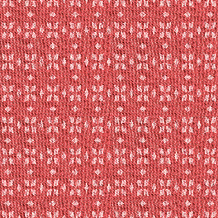 Patterned Red Rug, pat2466rd