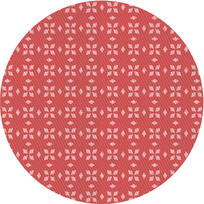 Square Machine Washable Transitional Red Rug in a Living Room, wshpat2466rd