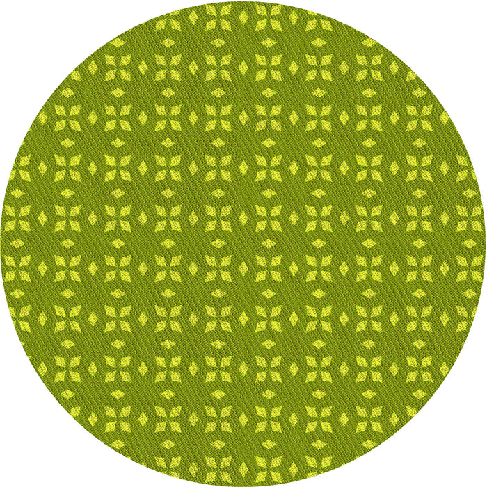 Square Machine Washable Transitional Pistachio Green Rug in a Living Room, wshpat2466yw
