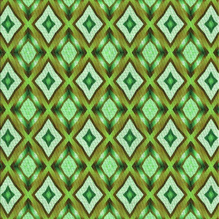 Machine Washable Transitional Green Rug, wshpat2467grn