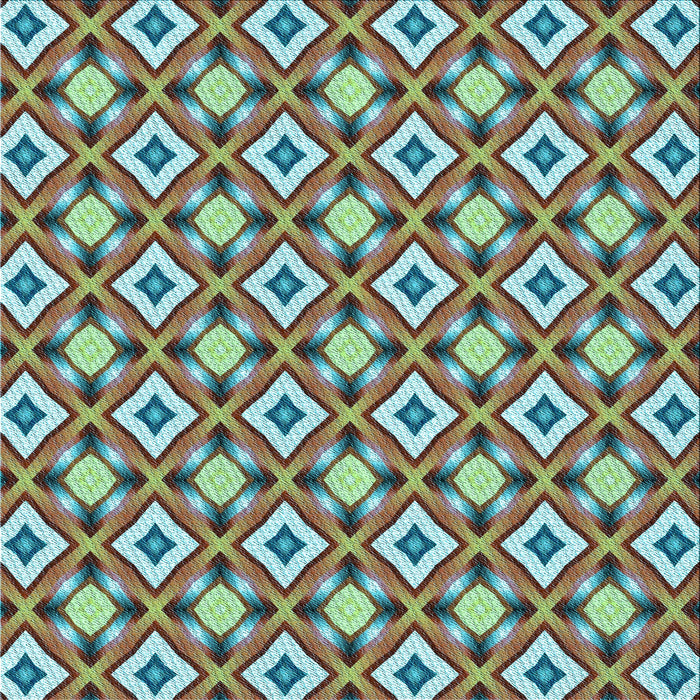 Round Machine Washable Transitional Blue Green Rug, wshpat2467lblu