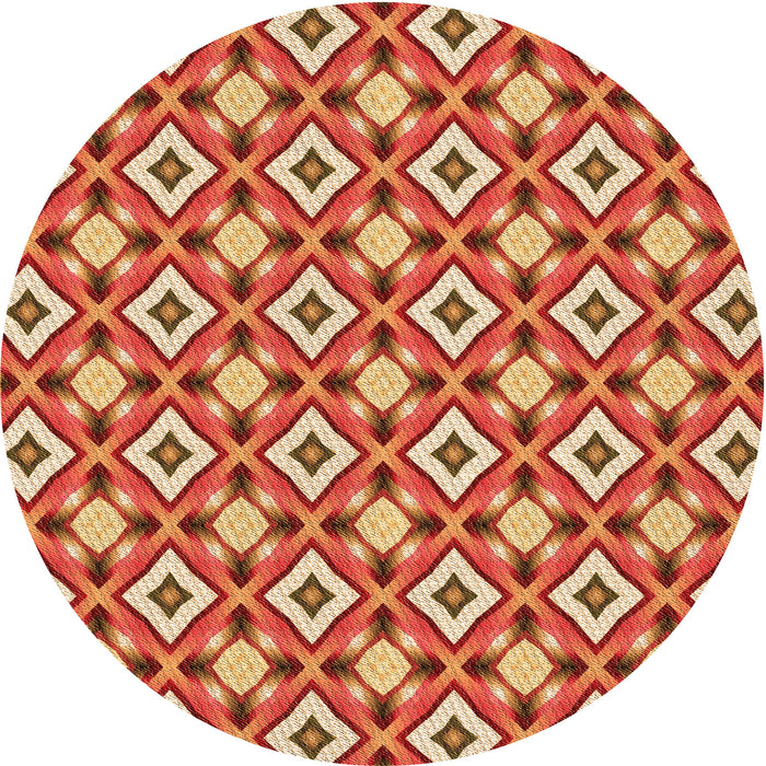 Square Machine Washable Transitional Yellow Orange Rug in a Living Room, wshpat2467org