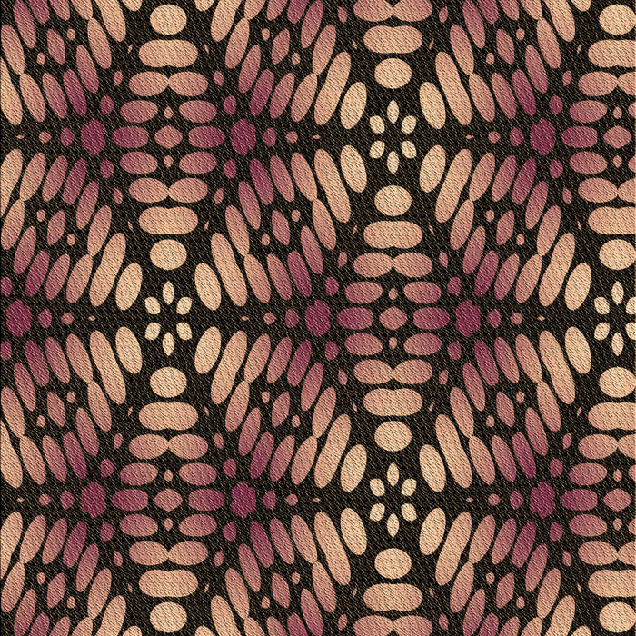 Patterned Midnight Gray Rug, pat2468brn