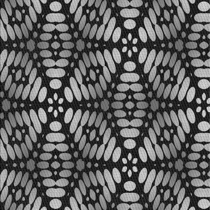 Patterned Midnight Gray Rug, pat2468gry