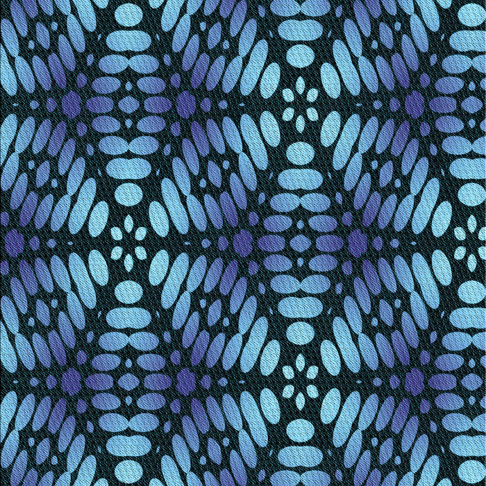 Machine Washable Transitional Blue Rug, wshpat2468lblu