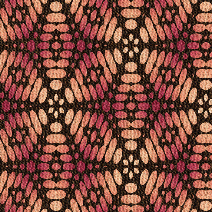 Patterned Red Rug, pat2468org