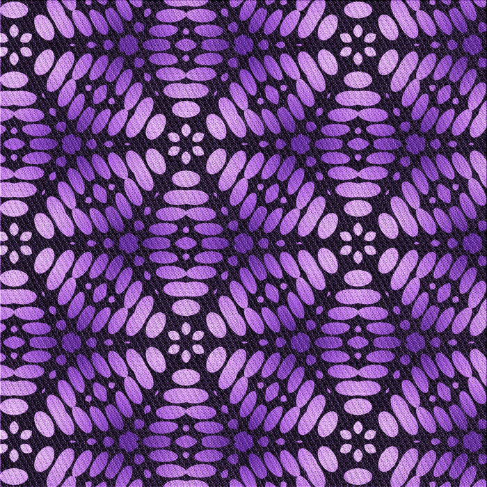 Round Patterned Purple Rug, pat2468pur