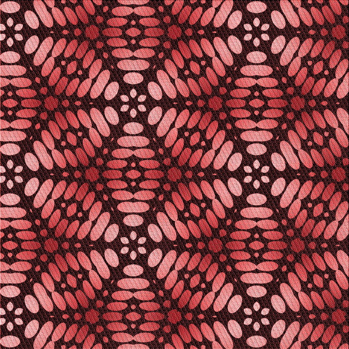 Round Patterned Maroon Red Rug, pat2468rd