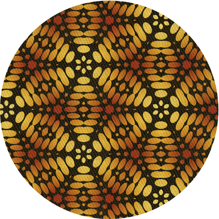 Square Patterned Red Rug, pat2468yw