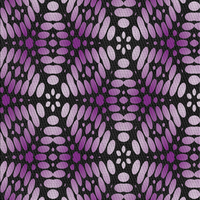 Machine Washable Transitional Purple Rug, wshpat2468