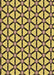 Patterned Bright Gold Yellow Rug, pat2469brn