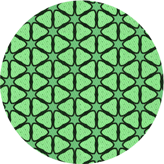 Square Machine Washable Transitional Deep Emerald Green Rug in a Living Room, wshpat2469grn