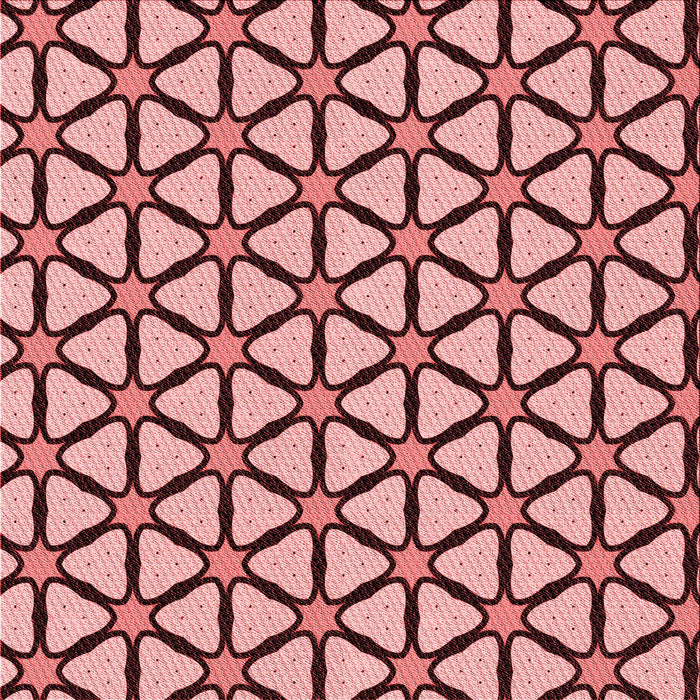 Round Machine Washable Transitional Pastel Pink Rug, wshpat2469rd