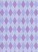 Machine Washable Transitional Purple Mimosa Purple Rug, wshpat247blu