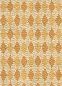 Machine Washable Transitional Orange Rug, wshpat247brn