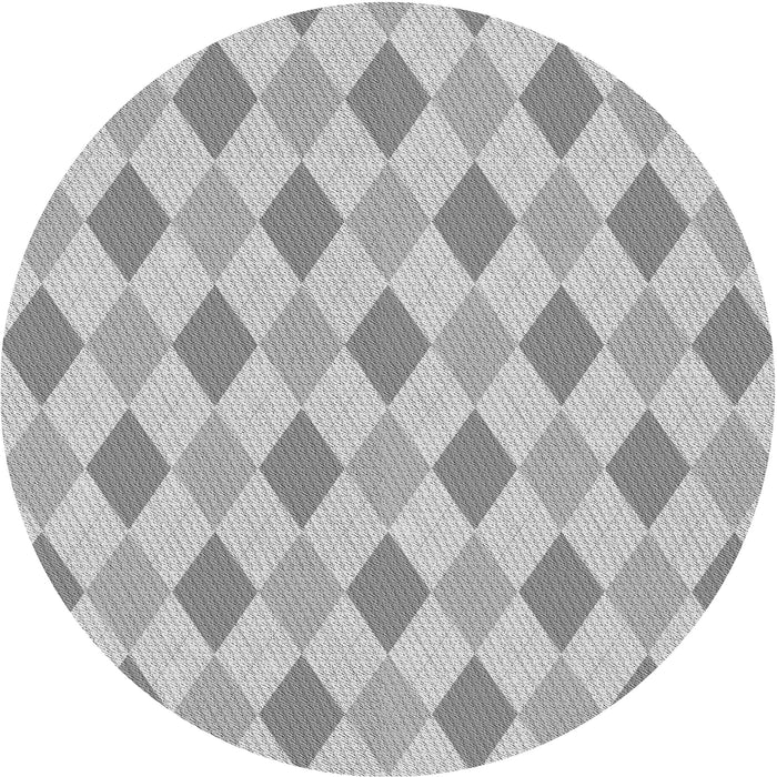 Square Machine Washable Transitional Platinum Silver Gray Rug in a Living Room, wshpat247gry