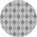 Square Machine Washable Transitional Platinum Silver Gray Rug in a Living Room, wshpat247gry