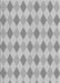 Patterned Platinum Silver Gray Rug, pat247gry