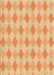 Patterned Orange Rug, pat247org