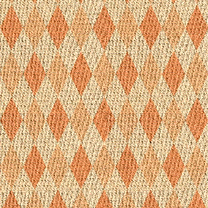 Patterned Orange Rug, pat247org