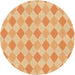 Square Machine Washable Transitional Orange Rug in a Living Room, wshpat247org
