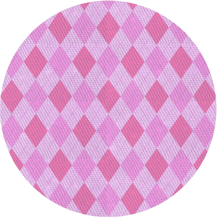 Square Machine Washable Transitional Blossom Pink Rug in a Living Room, wshpat247pur