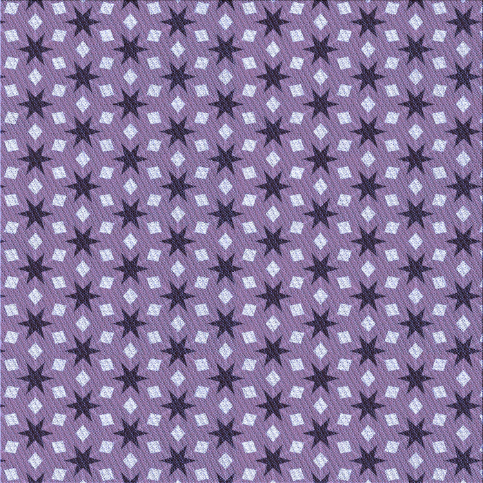 Round Patterned Purple Mimosa Purple Rug, pat2470blu