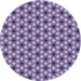 Square Patterned Purple Mimosa Purple Rug, pat2470blu