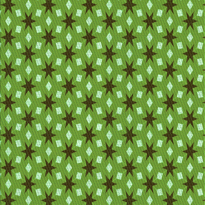 Machine Washable Transitional Green Rug, wshpat2470grn