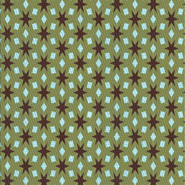 Patterned Oak Brown Rug, pat2470lblu