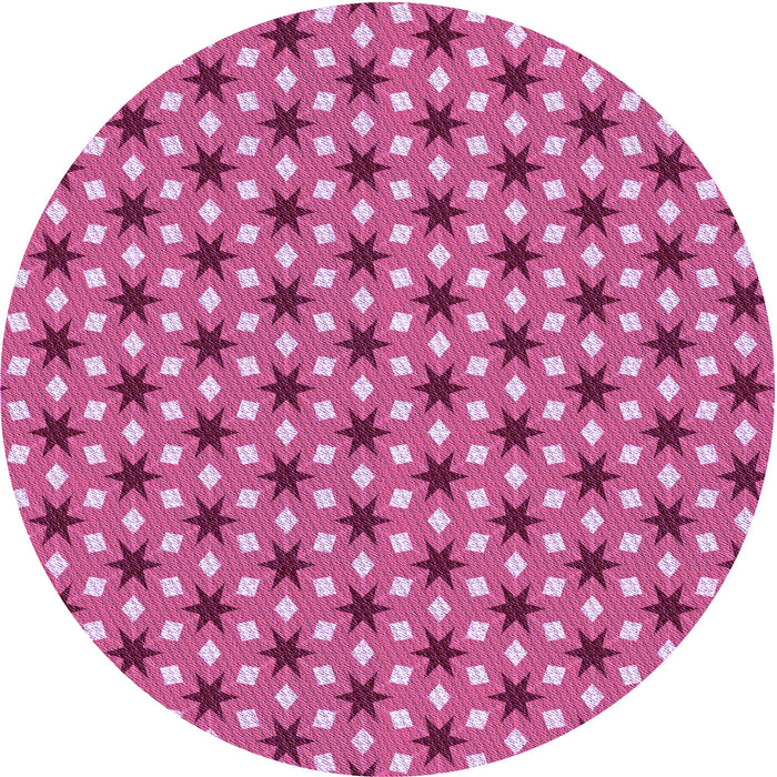 Square Machine Washable Transitional Raspberry Red Rug in a Living Room, wshpat2470pur