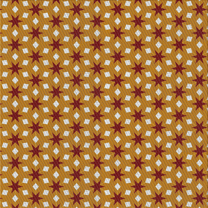 Square Patterned Mahogany Brown Novelty Rug, pat2470