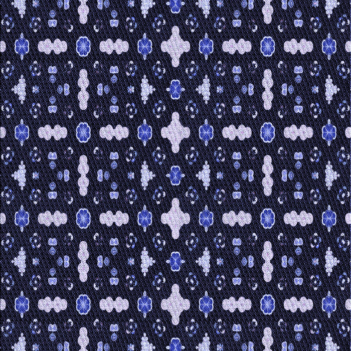 Machine Washable Transitional Night Blue Rug, wshpat2471blu