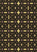 Patterned Black Rug, pat2471brn