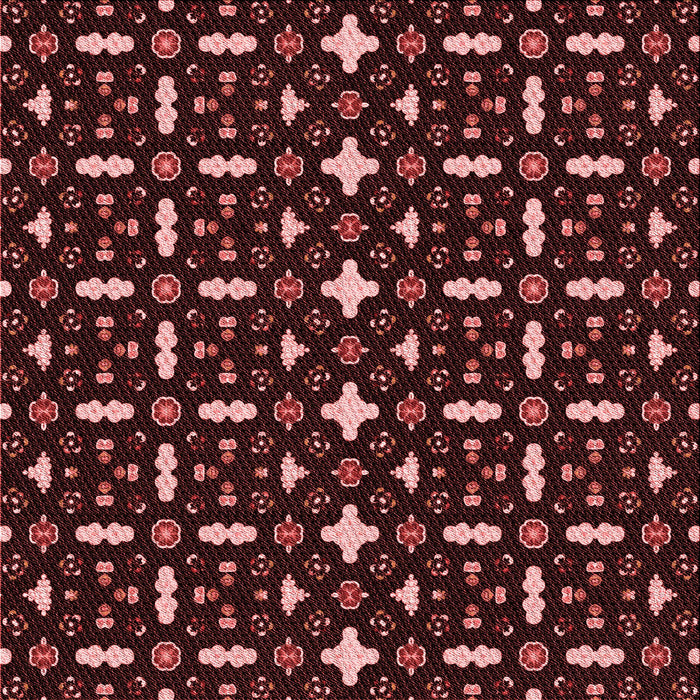 Round Patterned Chocolate Brown Rug, pat2471rd