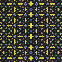 Sideview of Machine Washable Transitional Black Rug, wshpat2471