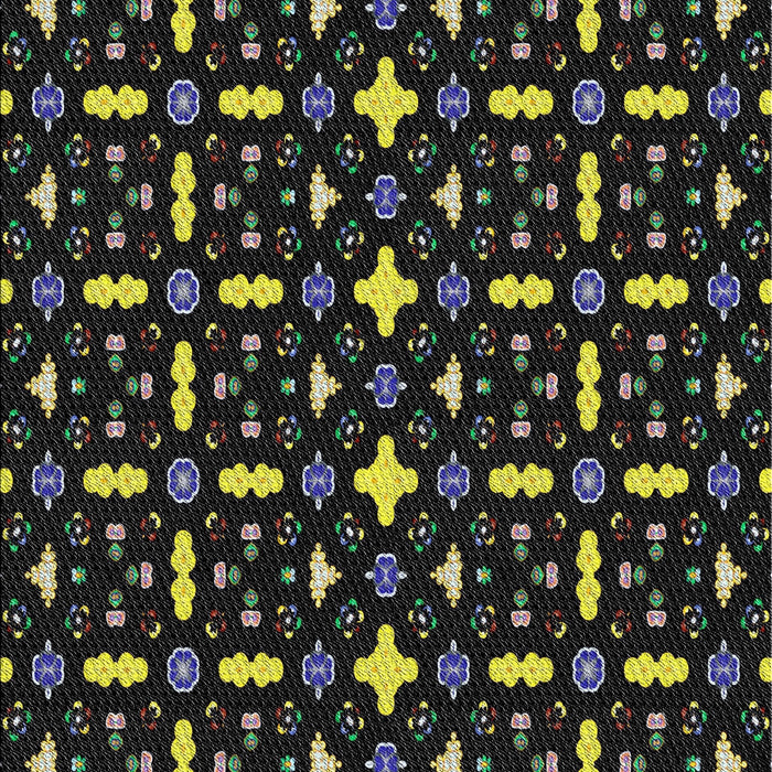 Machine Washable Transitional Black Rug, wshpat2471