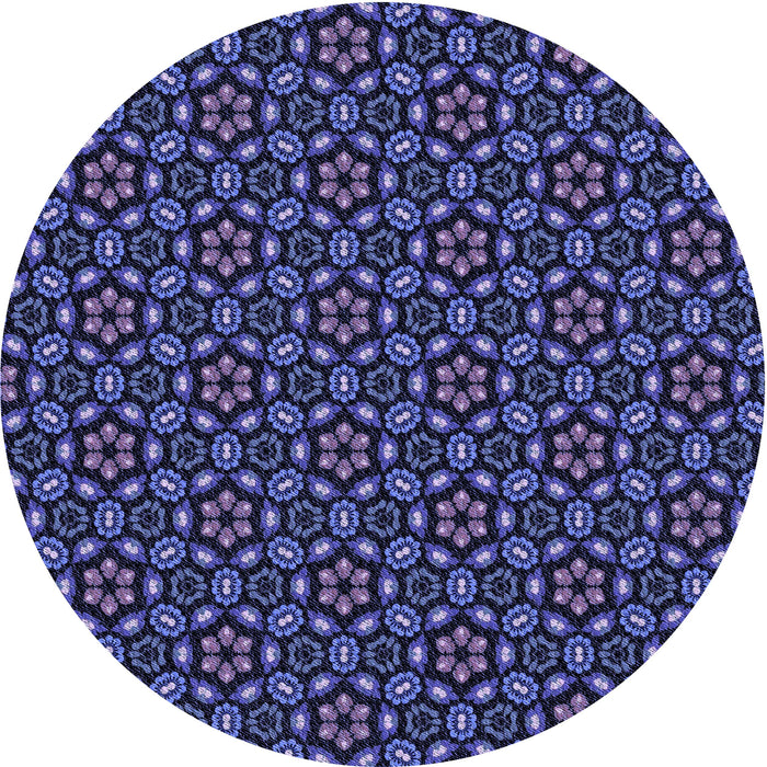 Square Machine Washable Transitional Night Blue Rug in a Living Room, wshpat2472blu