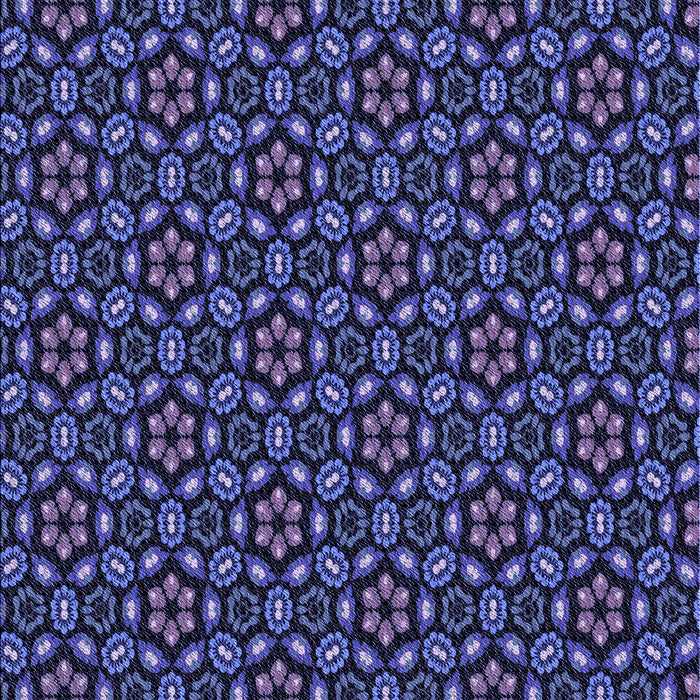 Machine Washable Transitional Night Blue Rug, wshpat2472blu