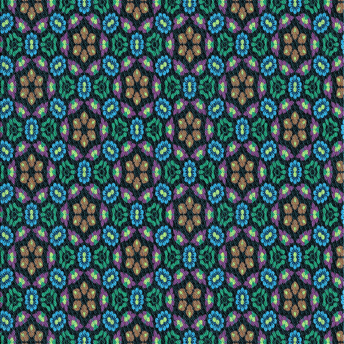 Machine Washable Transitional Deep-Sea Green Rug, wshpat2472lblu